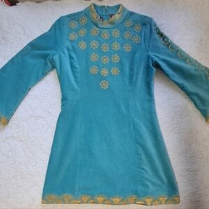 Hippie Shake Sgt Pepper Teal Tunic